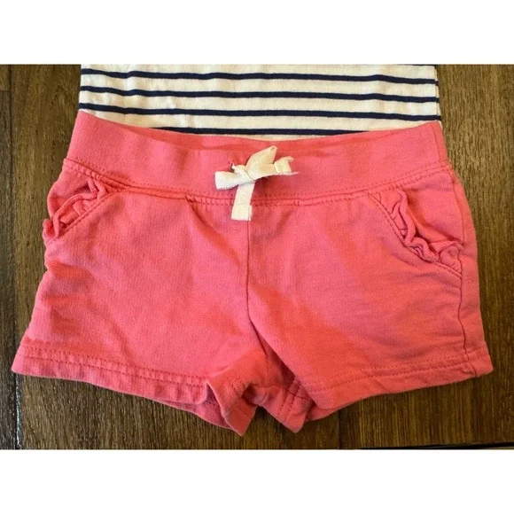 Baby Girl 12 Months Summer Clothes Skort Tutu Shirts Lot Bundle Outfits Kindness - Picture 7 of 16